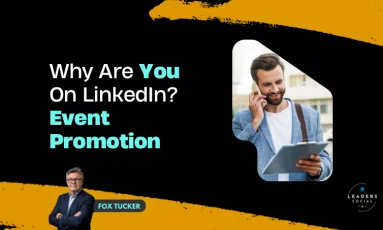 Event promotion on LinkedIn by Fox Tucker