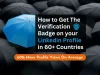 How to get verified on LinkedIn