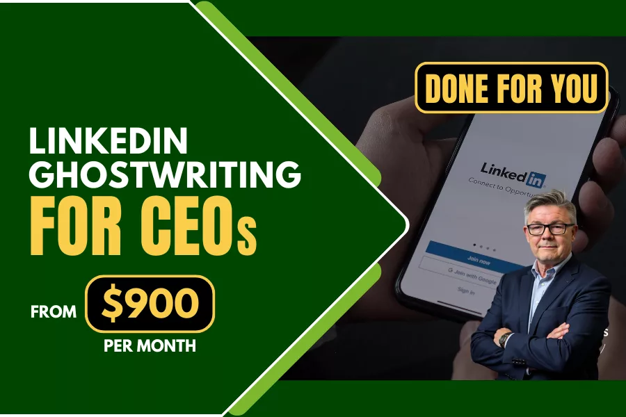 Ghostwriting for CEO on LinkedIn