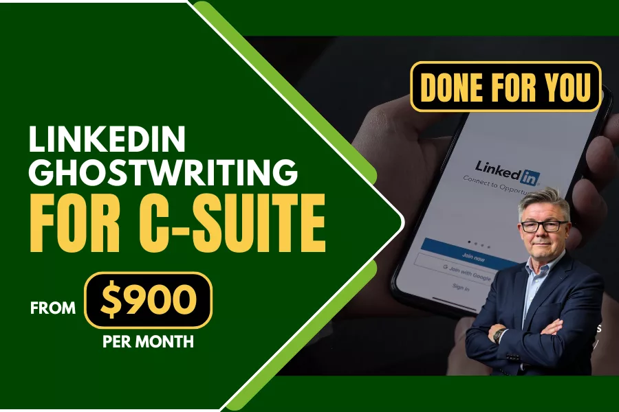 Ghostwriting for C-Suite on LinkedIn