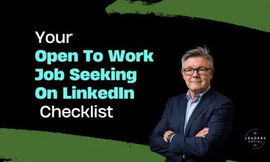 Open to work job seeking on linkedin checklist