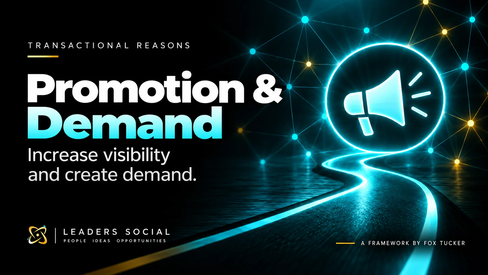Graphic about using LinkedIn® for promotion and demand generation