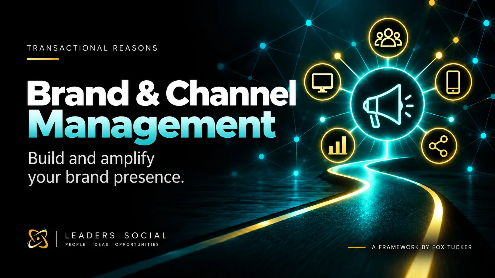 Graphic about using LinkedIn® for brand and channel management
