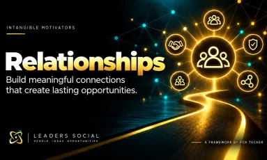 Why Are You Really on LinkedIn® framework graphic: Relationships