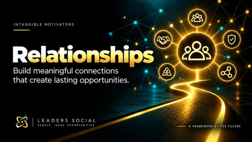 Why Are You Really on LinkedIn® framework graphic: Relationships