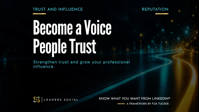 Featured image for Building Trust and Influence on LinkedIn®