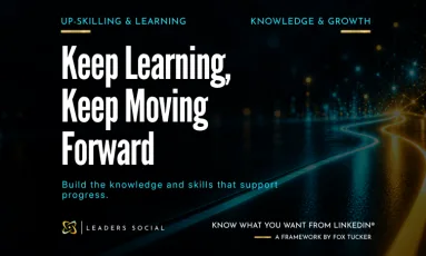 Featured image for Up-skilling and Learning on LinkedIn®